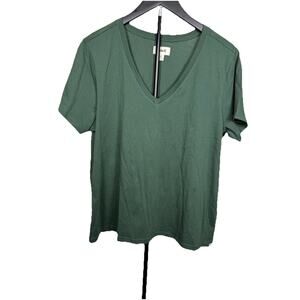 Pact Softspun V-Neck Tee Women’s Sz XL 100% Organic Cotton Short Sleeve Top